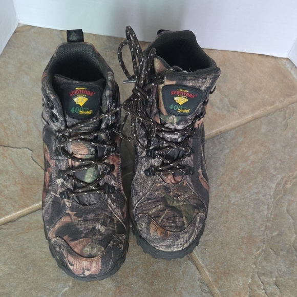Herman Survivors Camouflage Hiking Boots Thinsulate Insulation - Picture 1 of 7